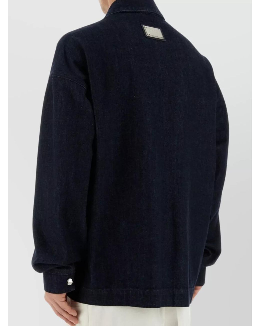 Dolce & Gabbana Blue Denim Regular-Fit Jacket for men