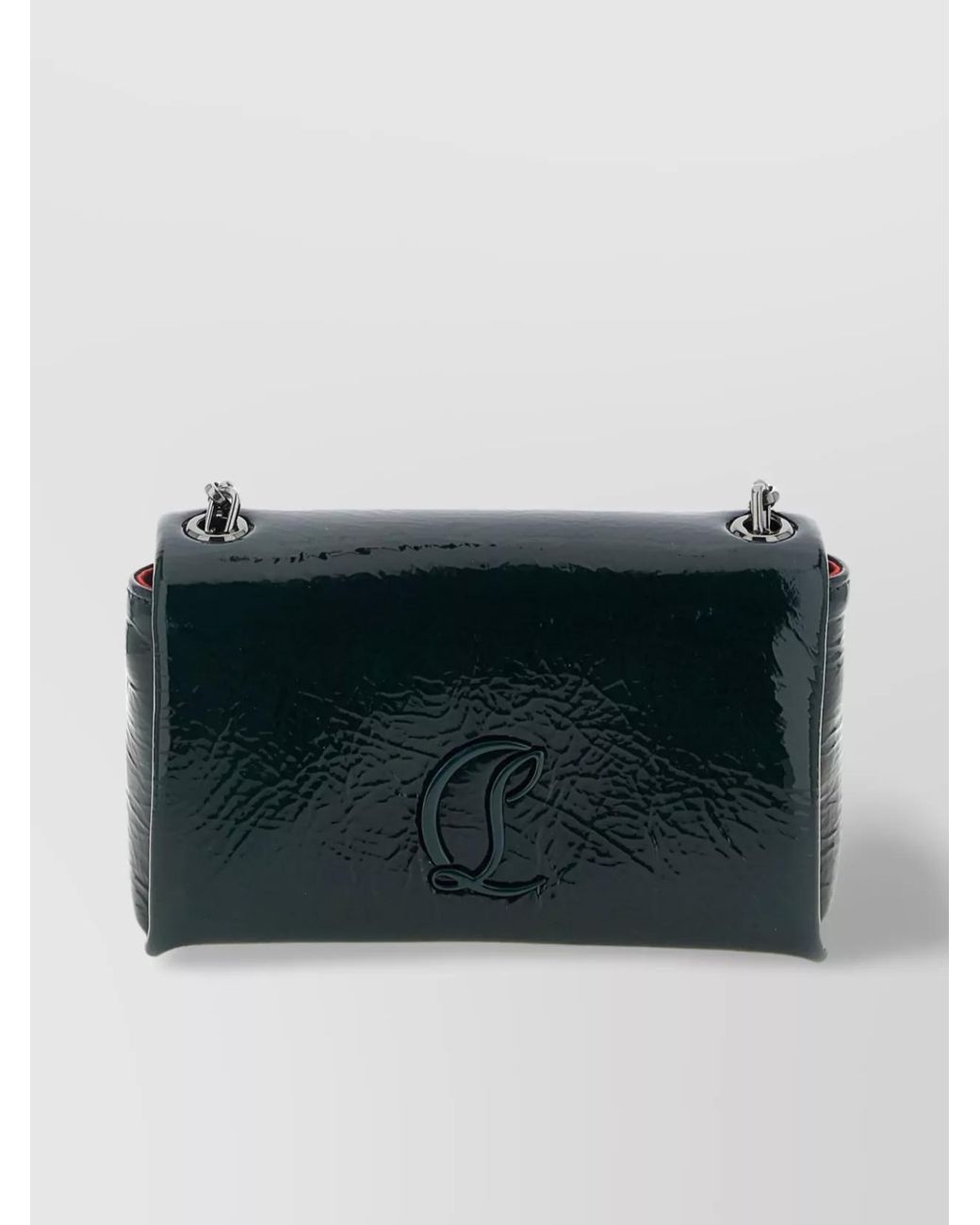 Christian Louboutin Black '54 Loubi' Crossbody Bag