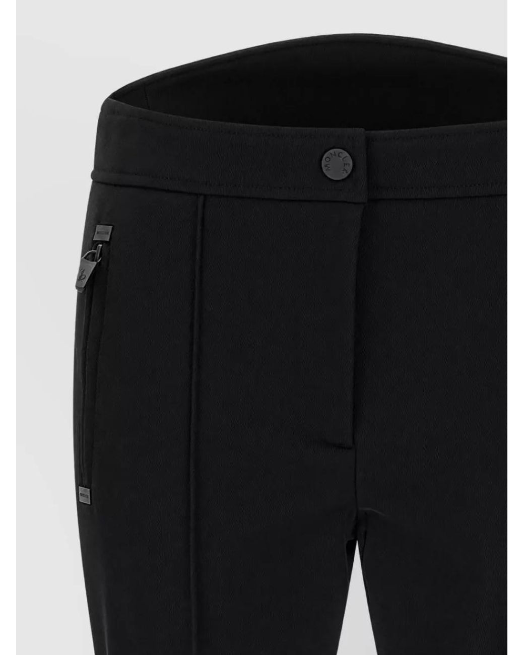 Moncler Black Slim-Fit Technical Twill Trousers