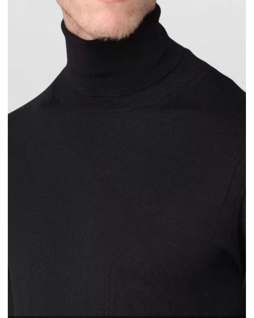Paolo Pecora Blue Cashmere Wool Silk Jumper for men
