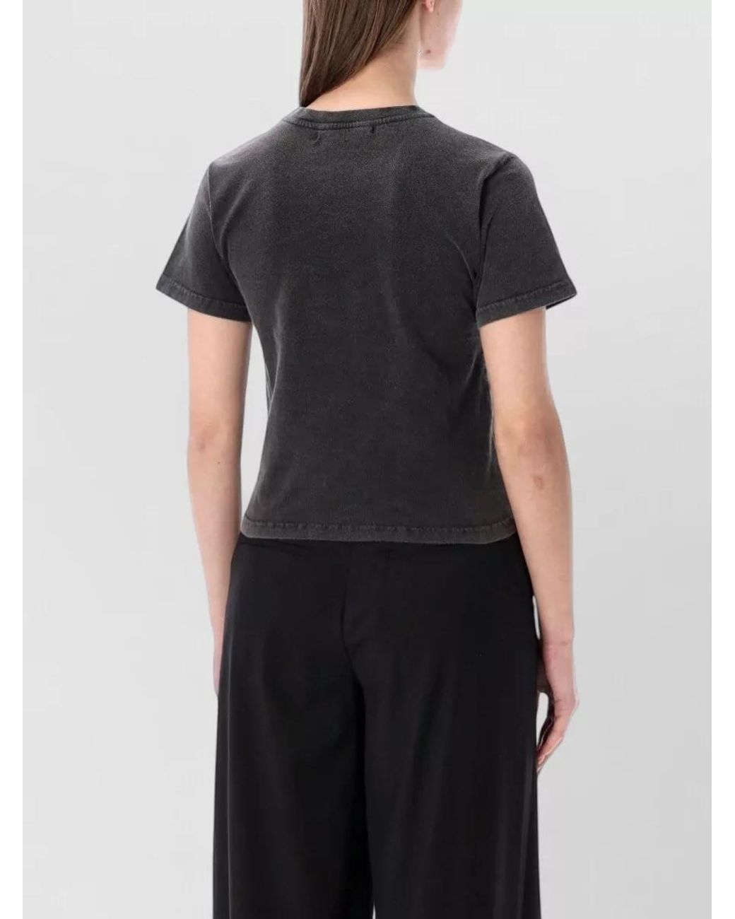 OTTOLINGER Black Organic Cotton Pierced Fitted T-Shirt