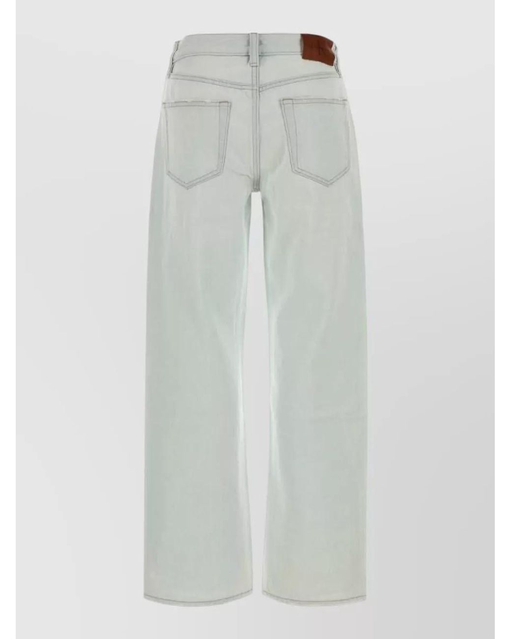 Calvin Klein Gray Straight-Leg Denim Jeans