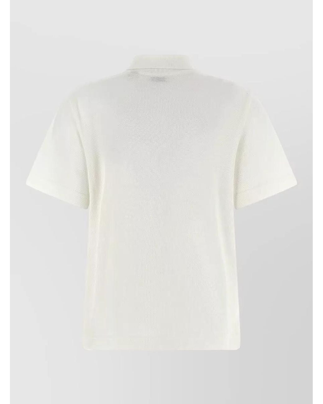 Burberry White Polo Shirts