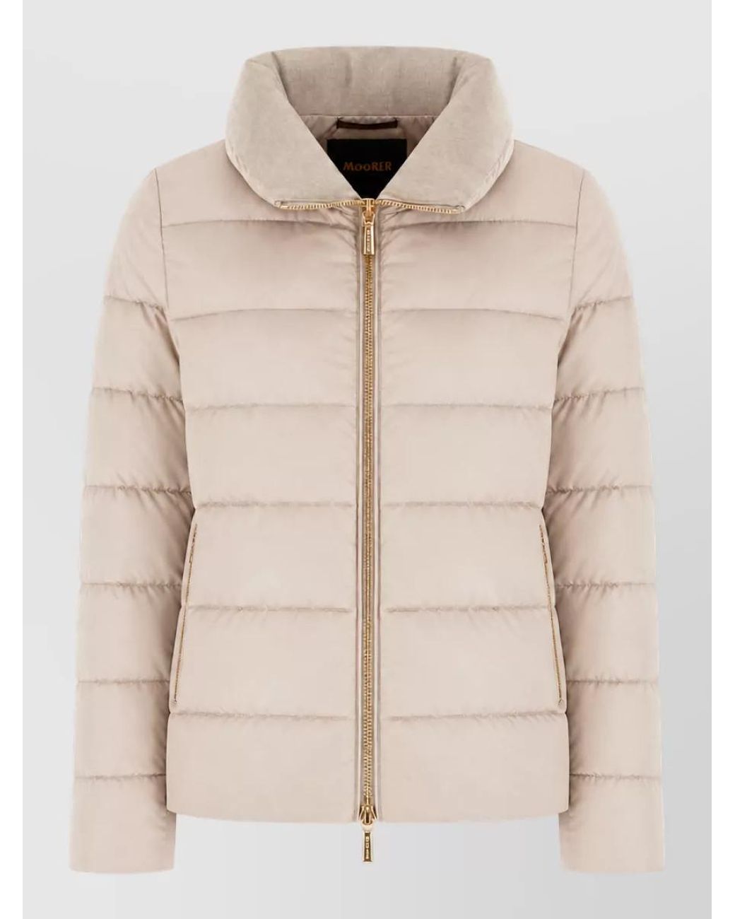 Moorer Natural Silk Blend Down Puffer Jacket
