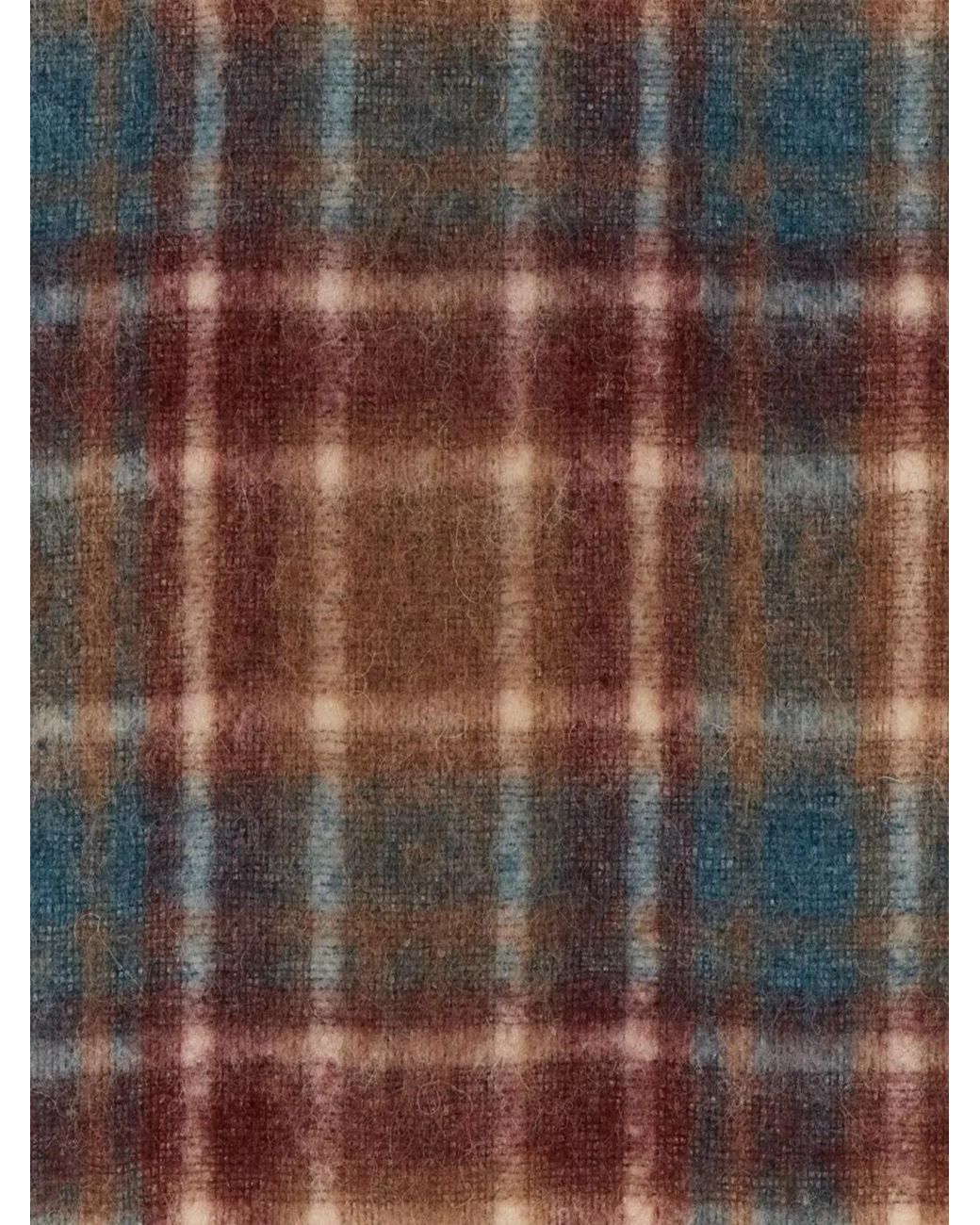 Drole de Monsieur Multicolor Checked Alpaca-Blend Scarf for men