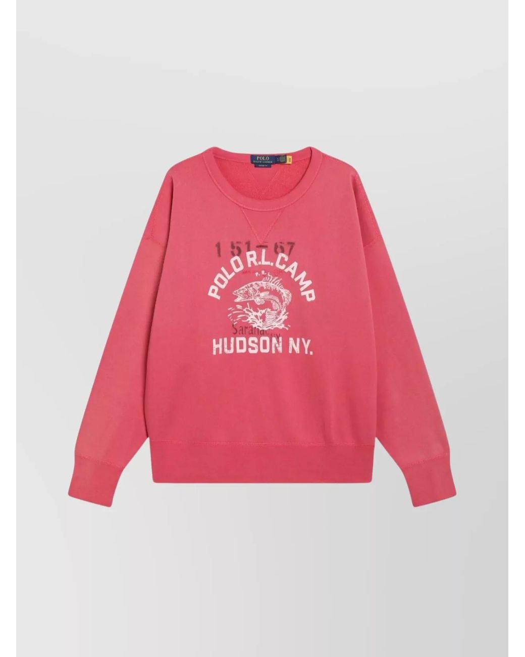 Polo Ralph Lauren Red Logo Print Sweatshirt for men