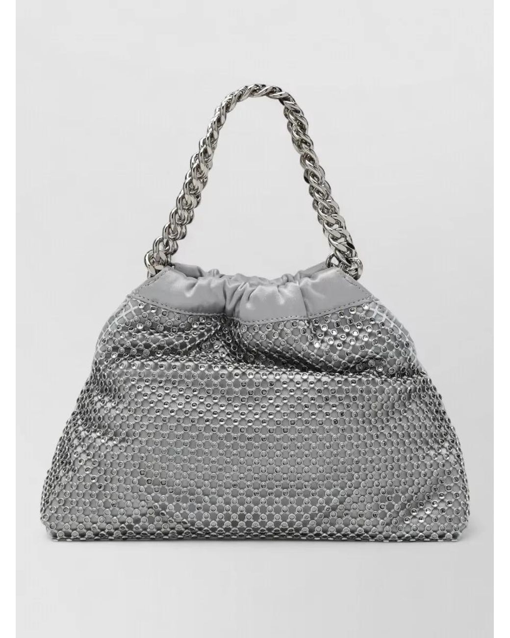 Stella McCartney Gray Falabella Mini Leather Shoulder Bag