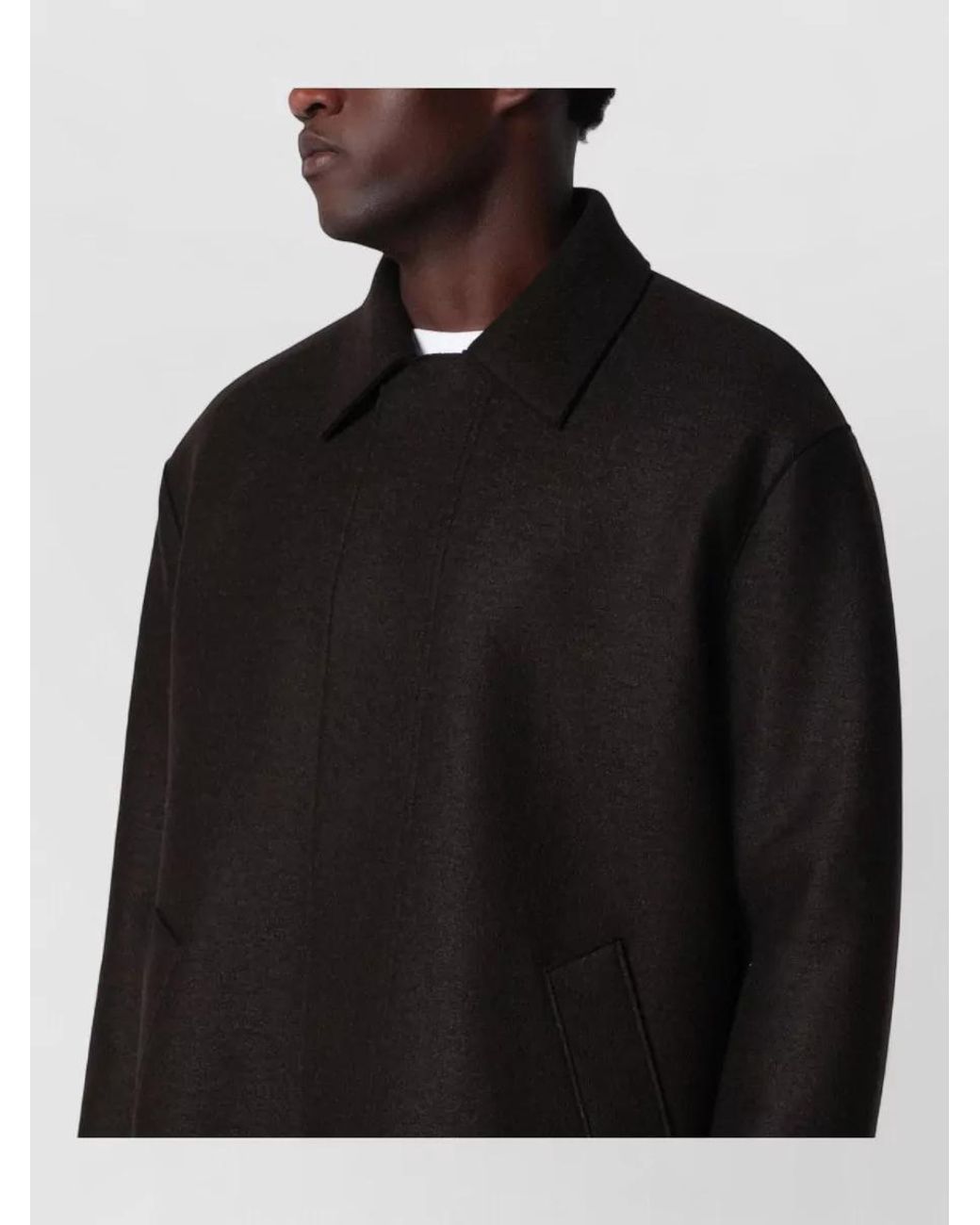 Harris Wharf London Black Jacket for men
