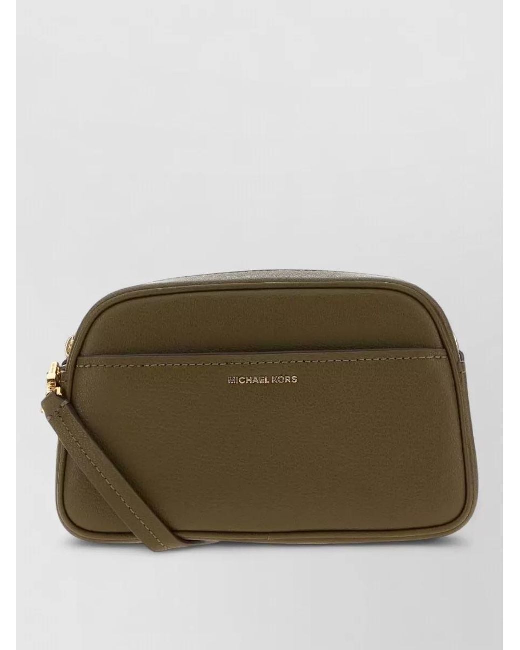 Michael Kors Green Jet Set Leather Crossbody Bag