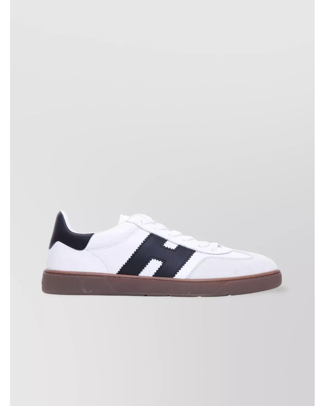 Hogan Metallic Leather Low-Top Sneakers for men