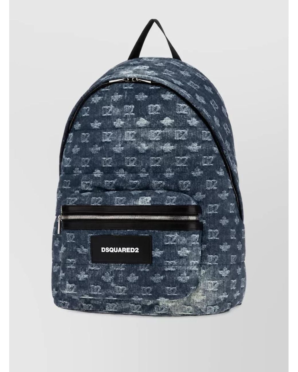 DSquared² Blue Printed Backpack for men