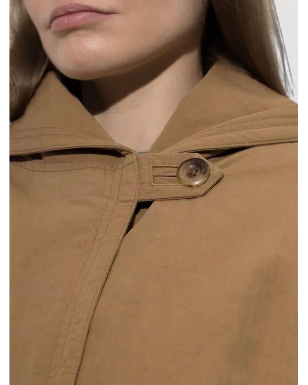 Isabel Marant Natural Voilinda Oversized Belted Jacket