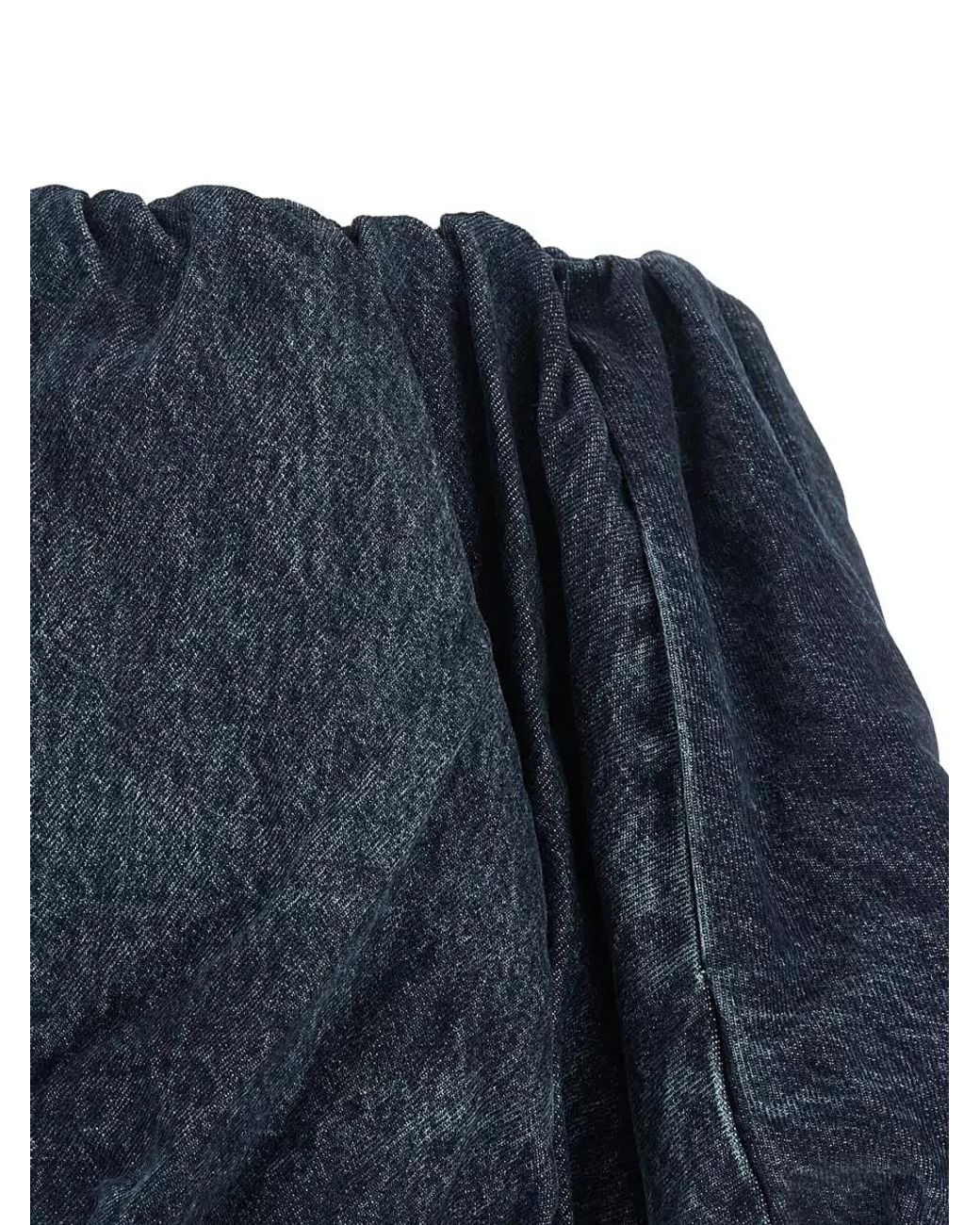 DIESEL Blue Denim Balloon Mini Skirt