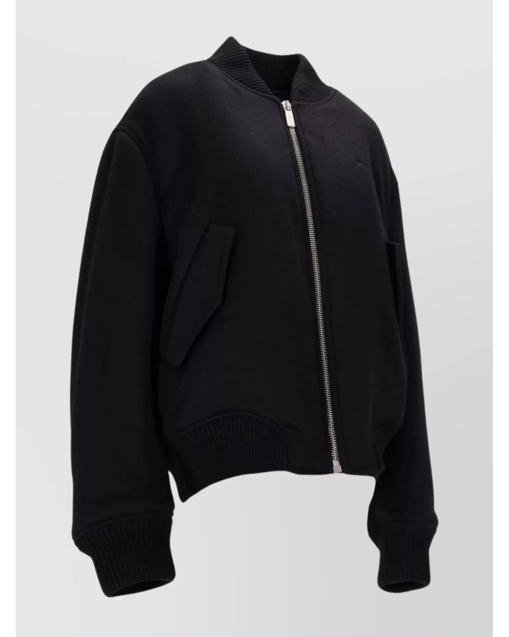 Off-White c/o Virgil Abloh Black Bomber Jacket for men