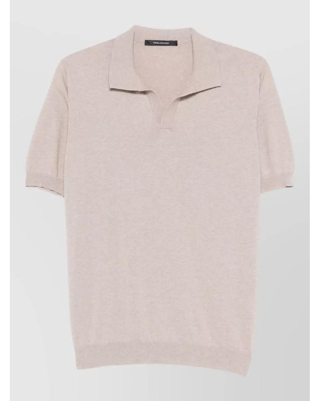 Tagliatore Natural Cotton Polo Shirt for men