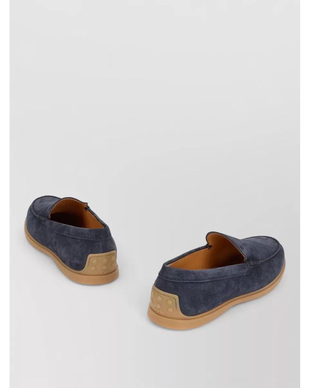 Tod's Blue Leather Slippers for men
