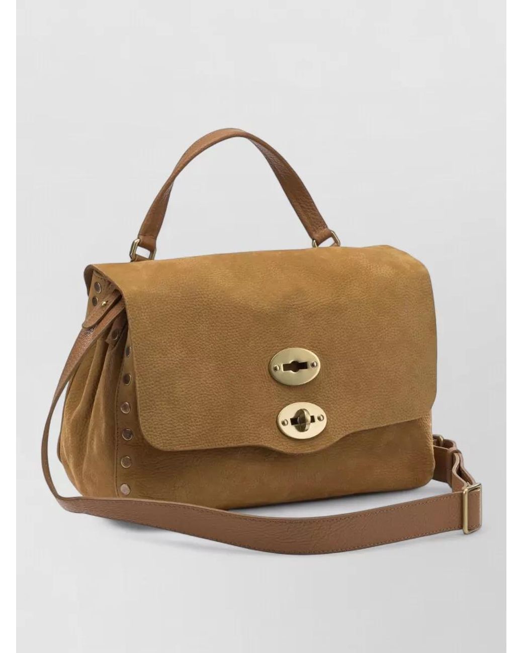 Zanellato Brown Leather Small Tote Bag