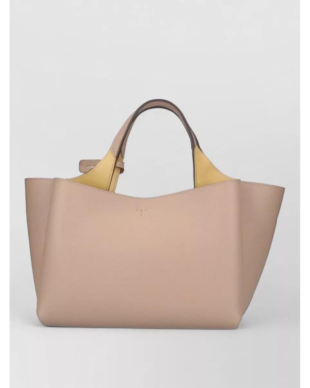 Tod's Natural Leather Tote Bag