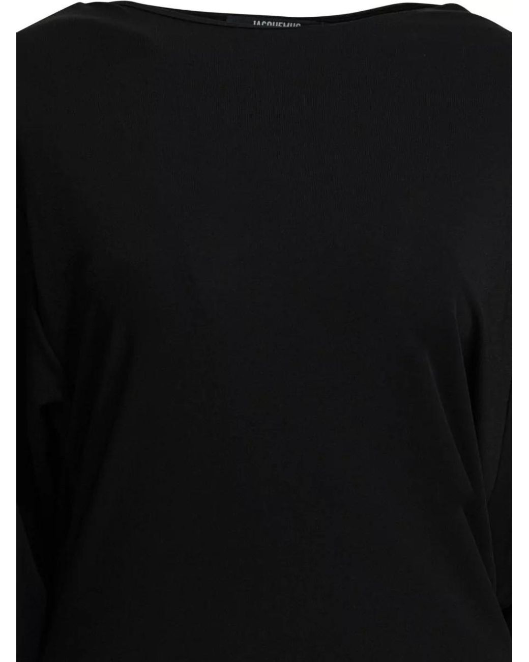Jacquemus Black Mistral Knee-Length Dress