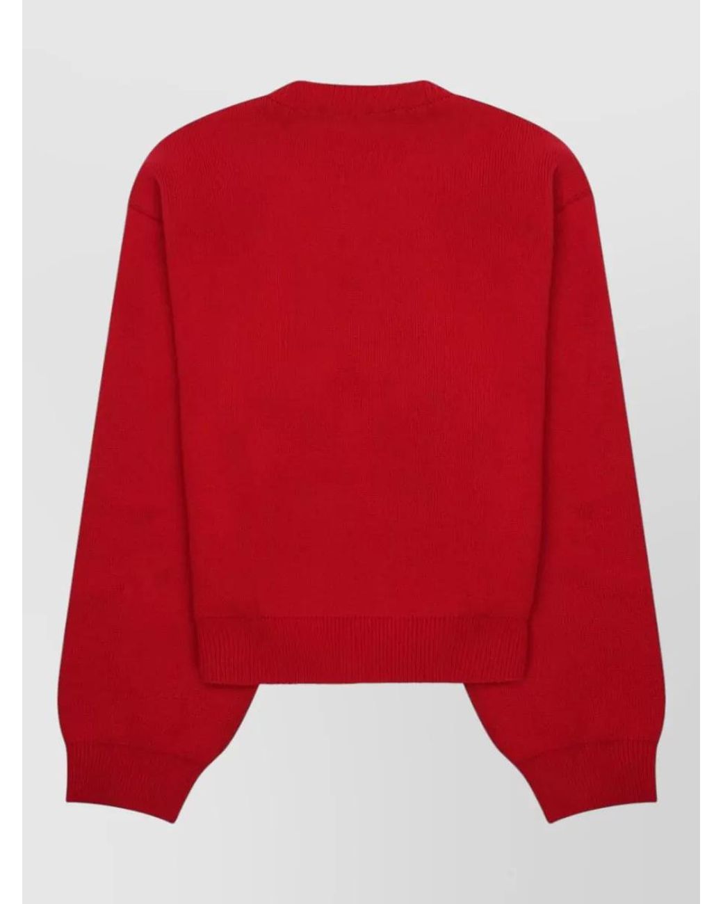 Céline Red Cashmere Sweatshirt