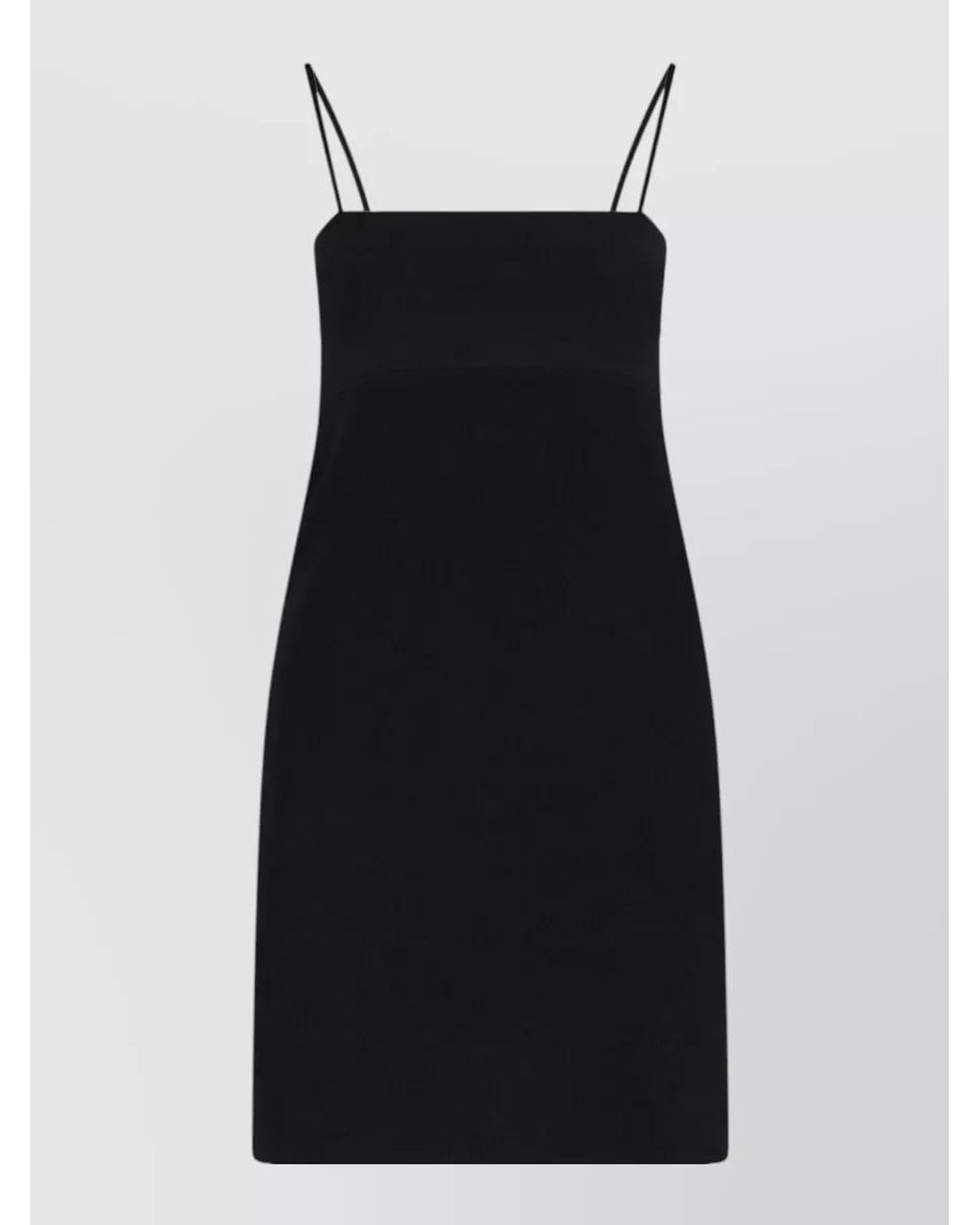 Alexander Wang Black Silk Mini Slip Dress
