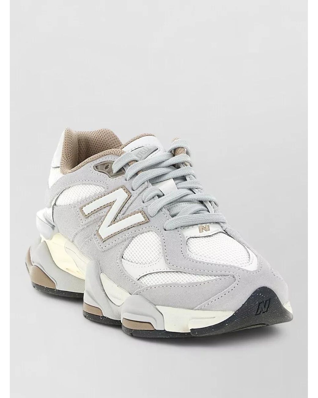 New Balance White Low-Top Sneakers