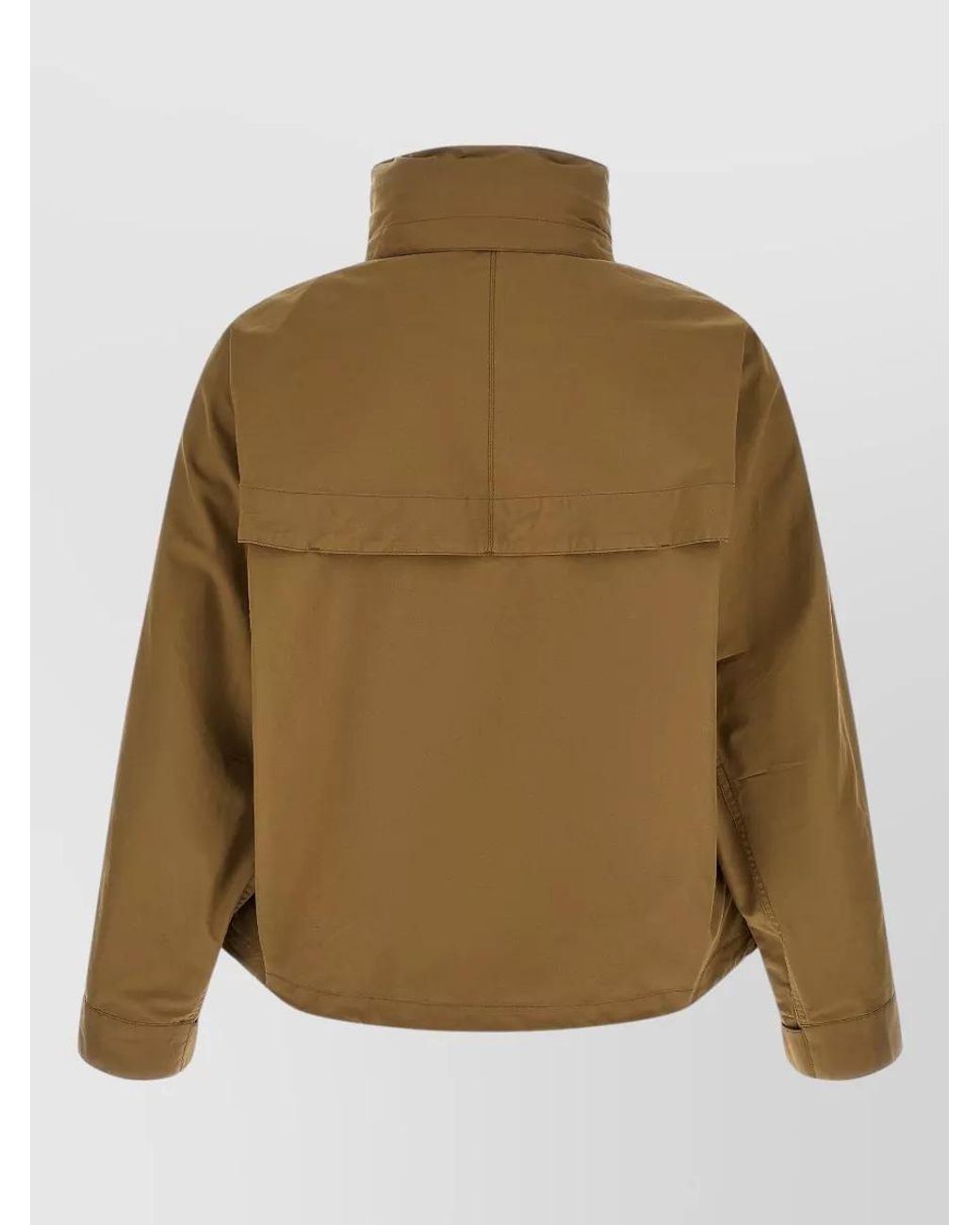 Lemaire Natural Cotton Hooded Padded Coat for men
