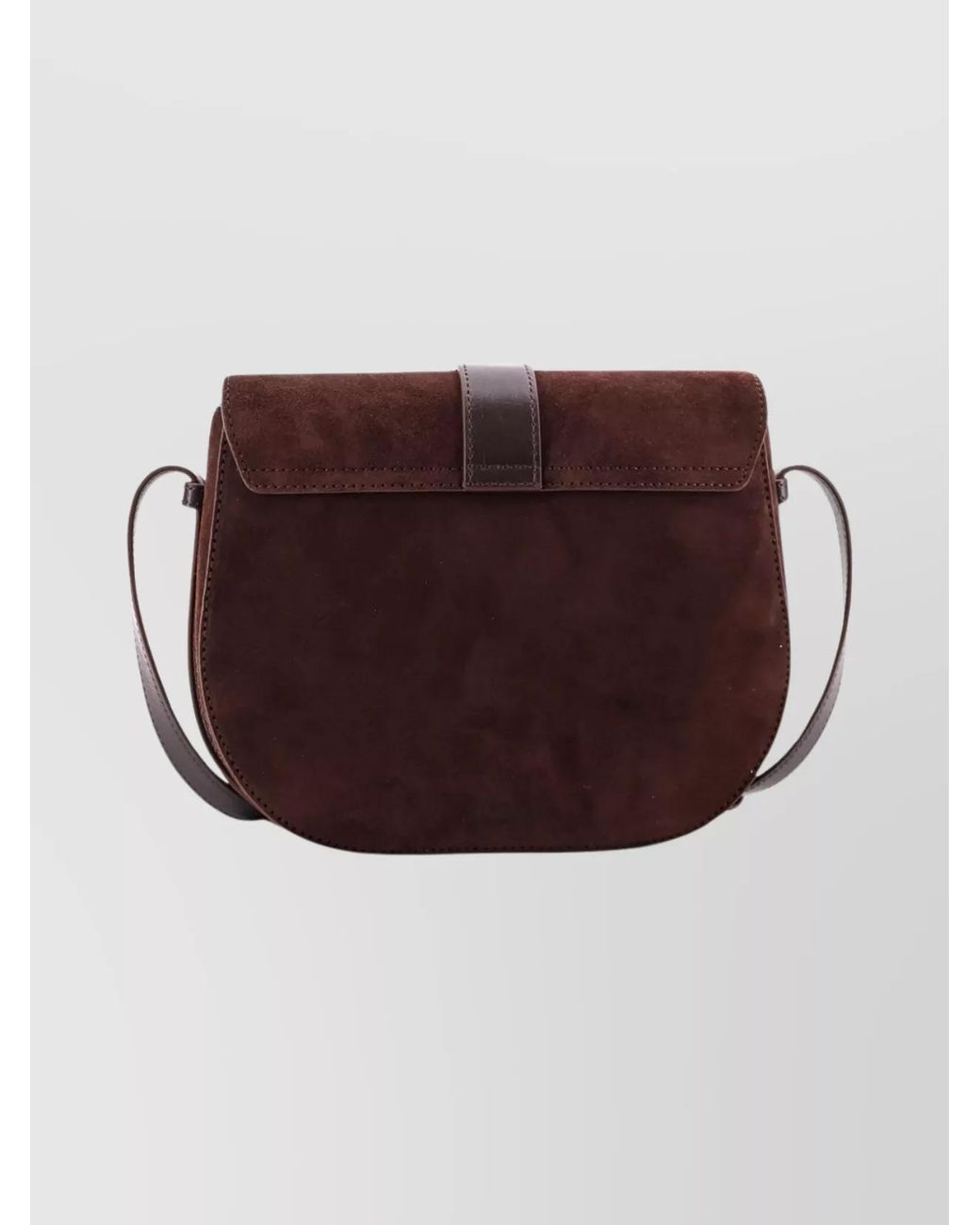 Staud Brown Na Leather Shoulder Bag
