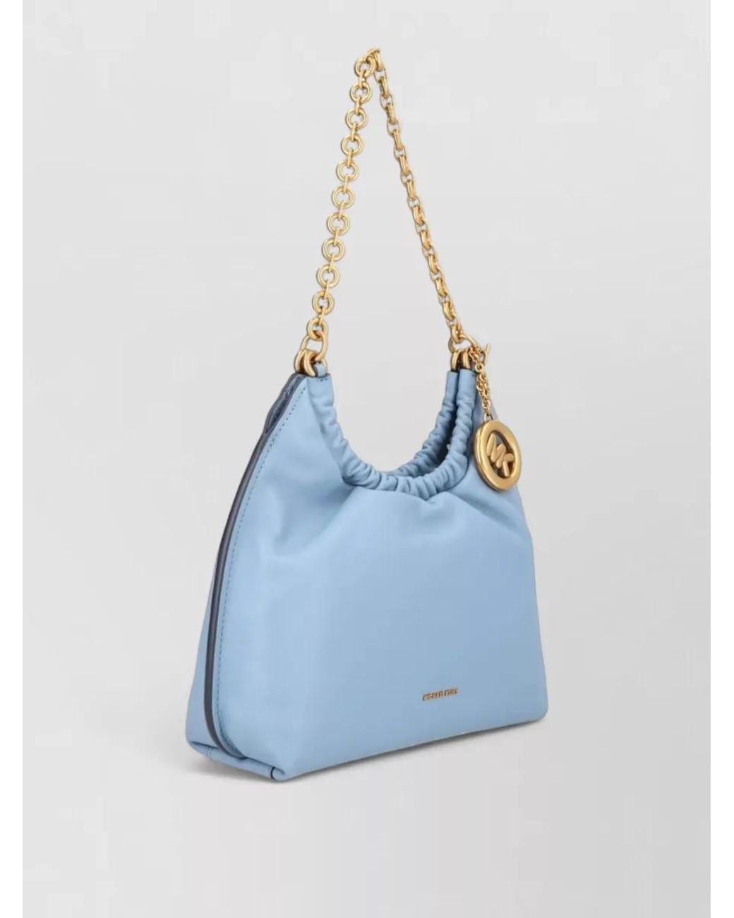 Michael Kors Blue Na Leather Shoulder Bag