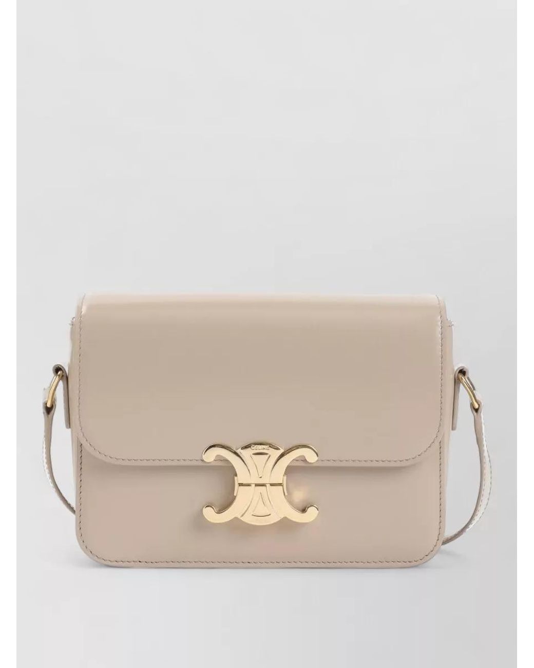 Céline Natural Mini Triomphe Handbag