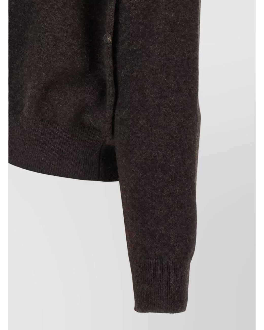 Yves Salomon Black Cashmere Relaxed-Fit Cardigan