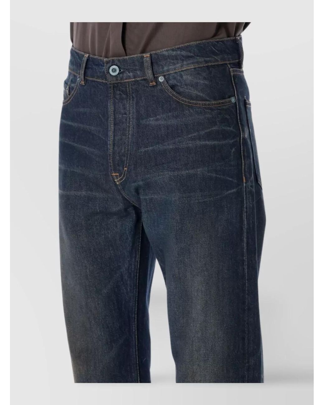 Our Legacy Blue Denim Regular-Fit Straight-Leg Jeans for men