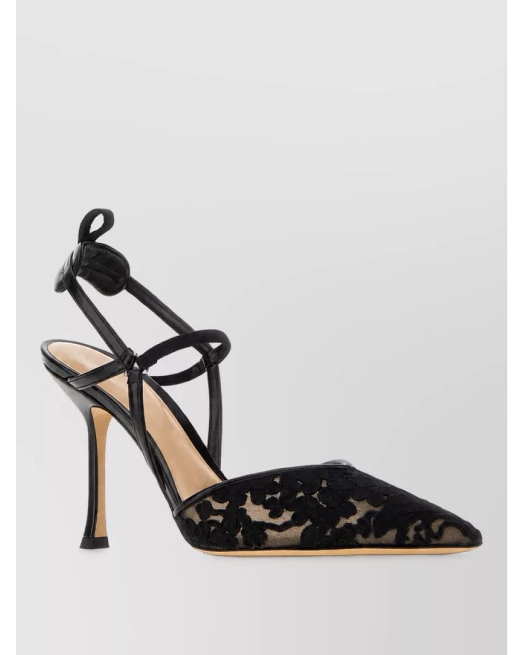 Fendi Black Lace Pumps