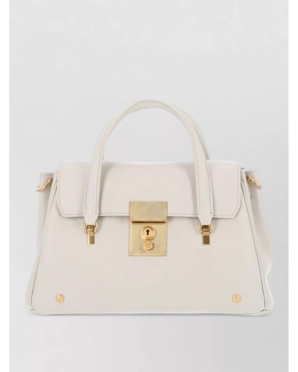 Thom Browne Natural Leather Shoulder Bag