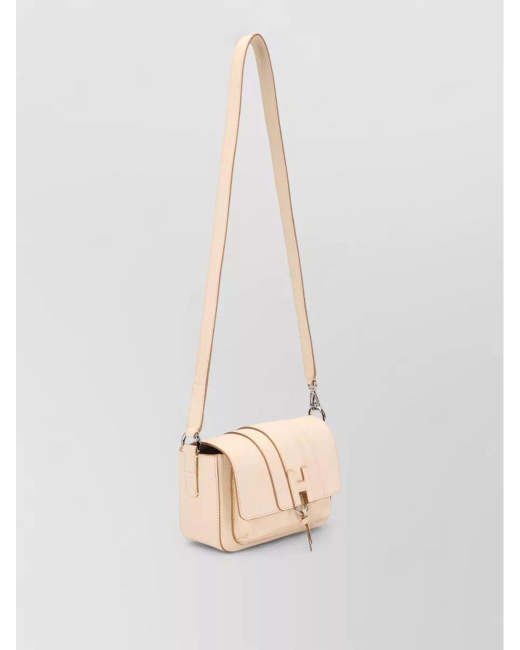 Hogan White Leather Crossbody Bag