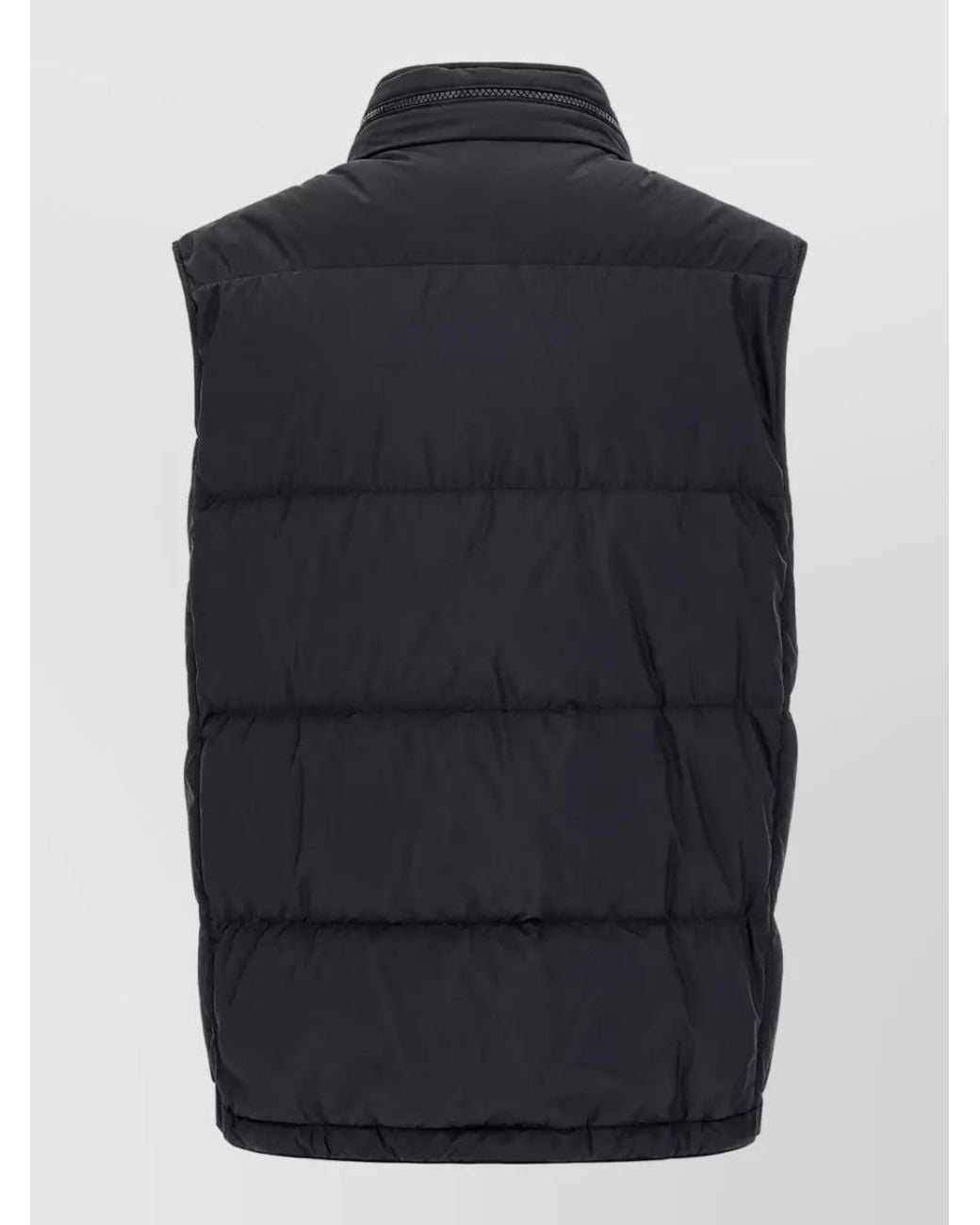 Brunello Cucinelli Blue Quilted Padded Vest for men