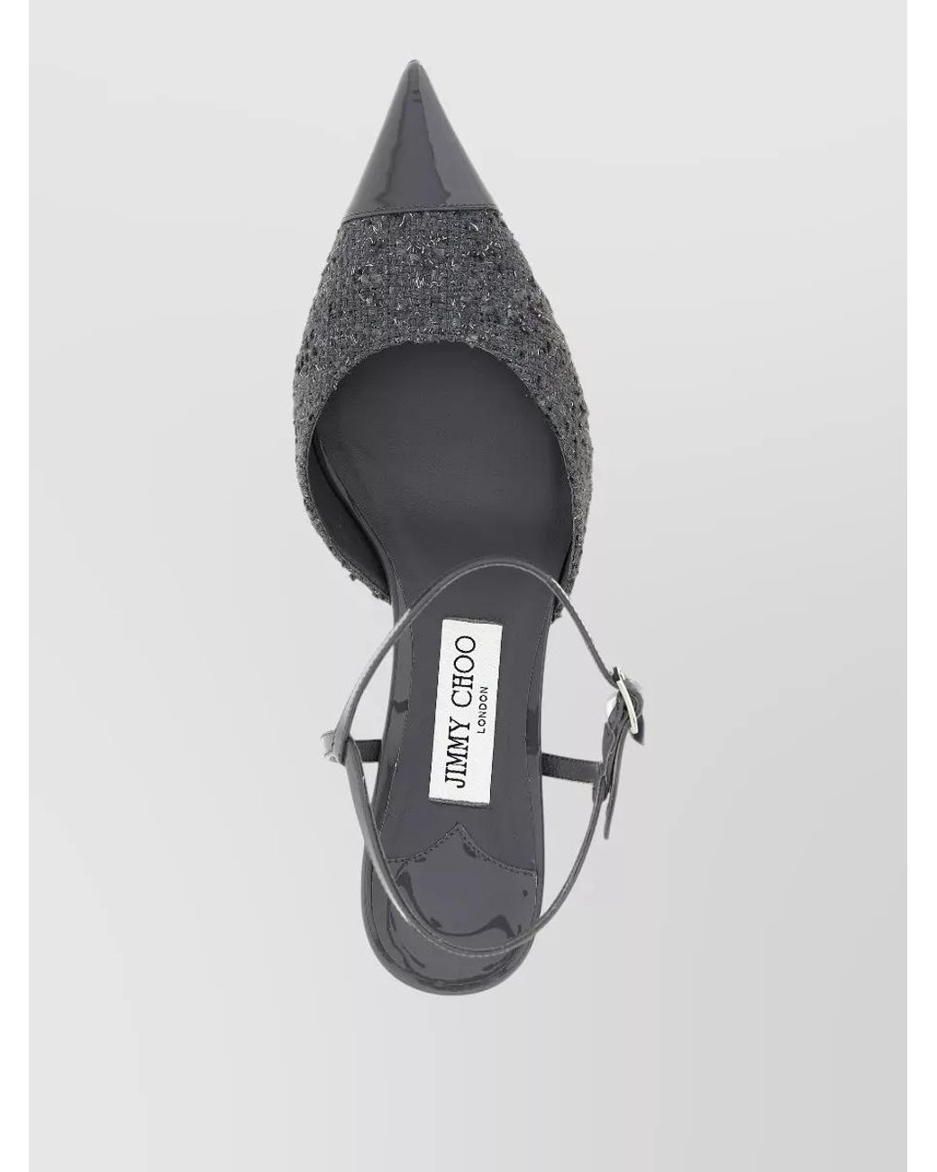 Jimmy Choo Gray Slingback Pumps