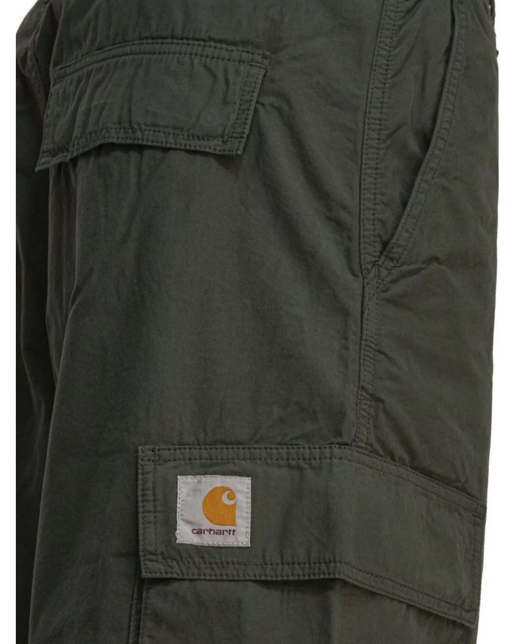 Carhartt Green Cotton Cargo Pants for men