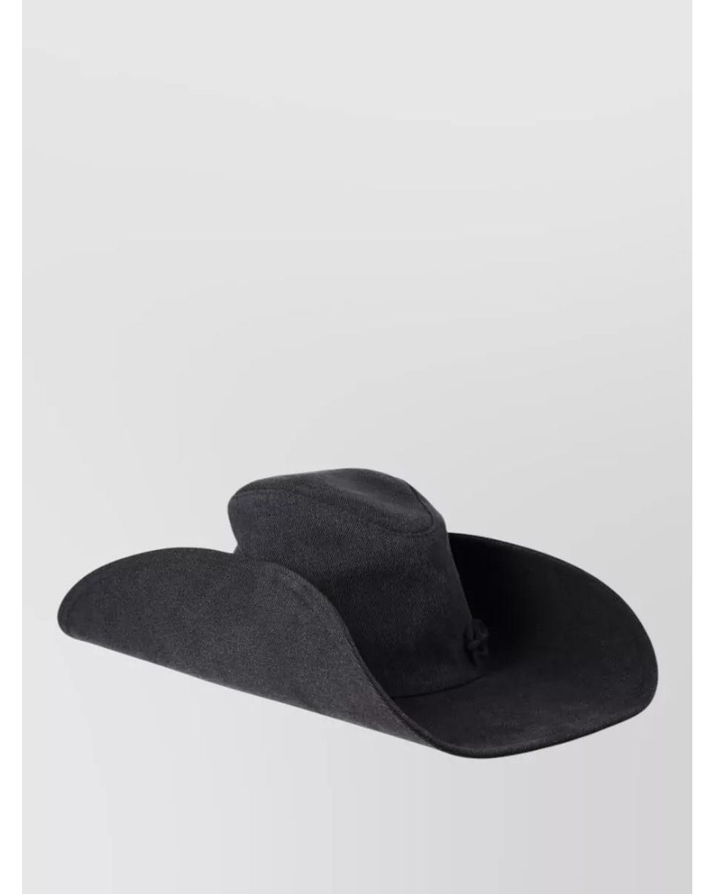 Ruslan Baginskiy Black Cotton Logo Cowboy Hat