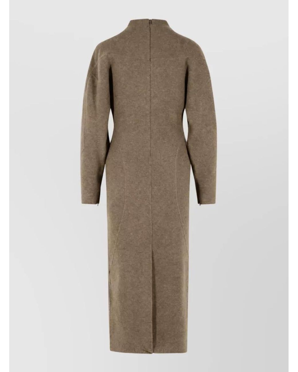 Max Mara Natural Cashmere Wool Knitted Dress