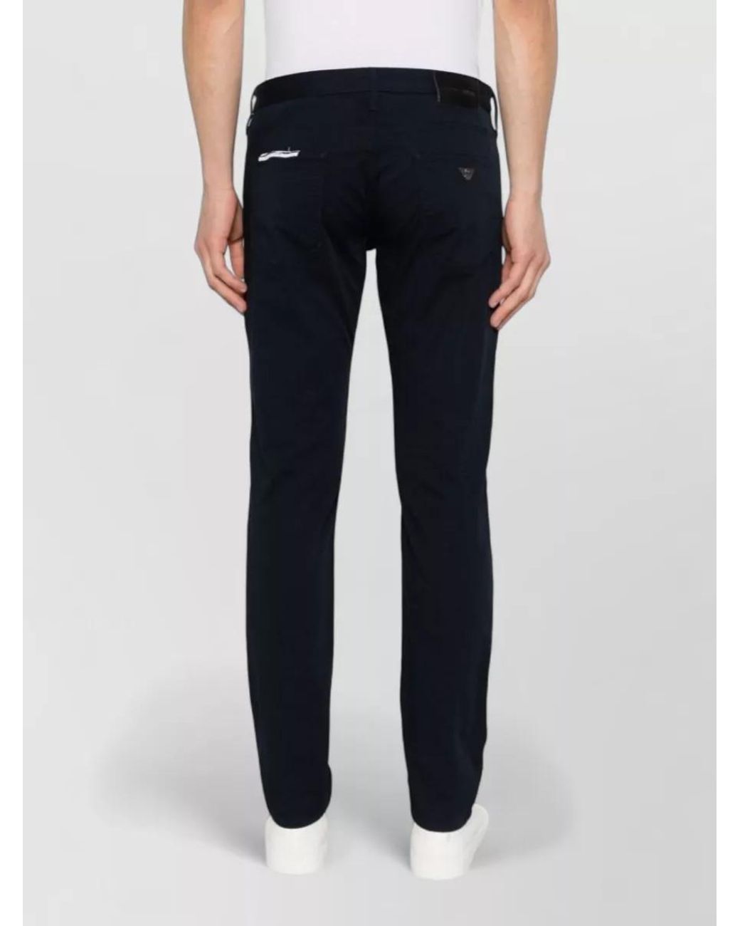 Emporio Armani Blue Denim Slim Straight-Leg Jeans for men
