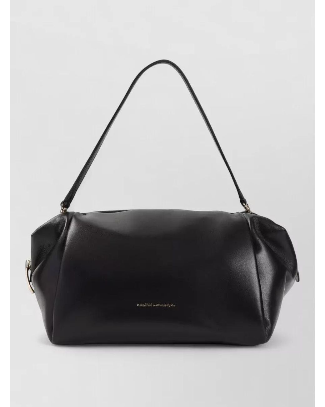 Carven Black Lambskin Small Shoulder Bag