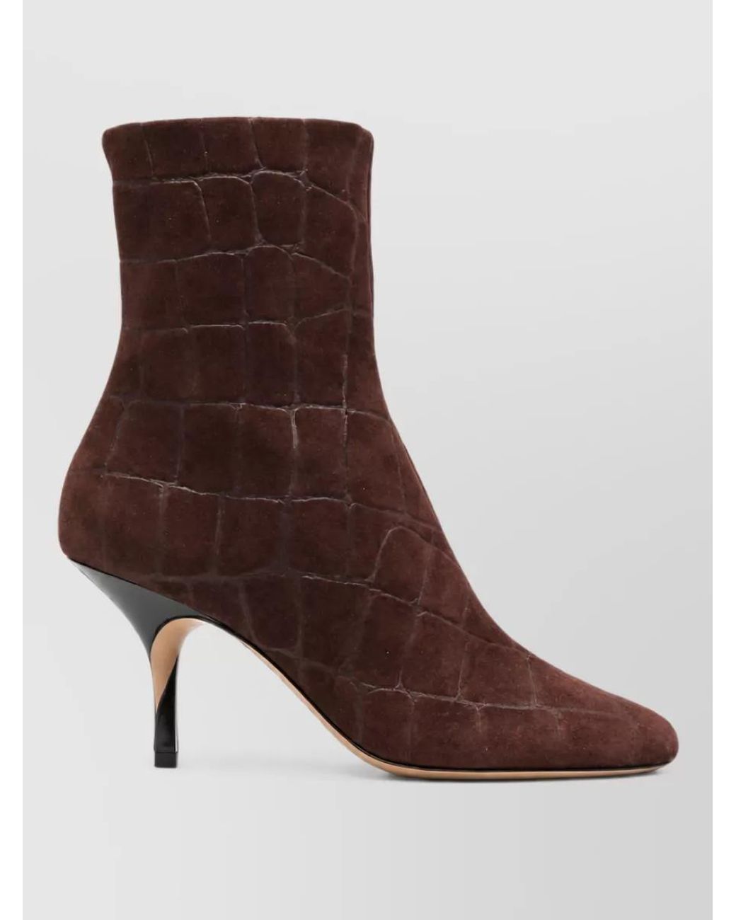Jacquemus Brown Suede Leather Ankle Boots