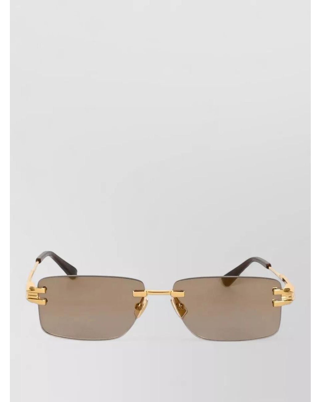 Bottega Veneta Natural Metal Sunglasses