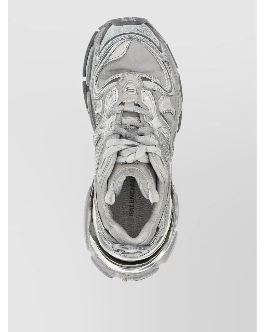 Balenciaga Gray Runner 2.0 Low-Top Sneakers