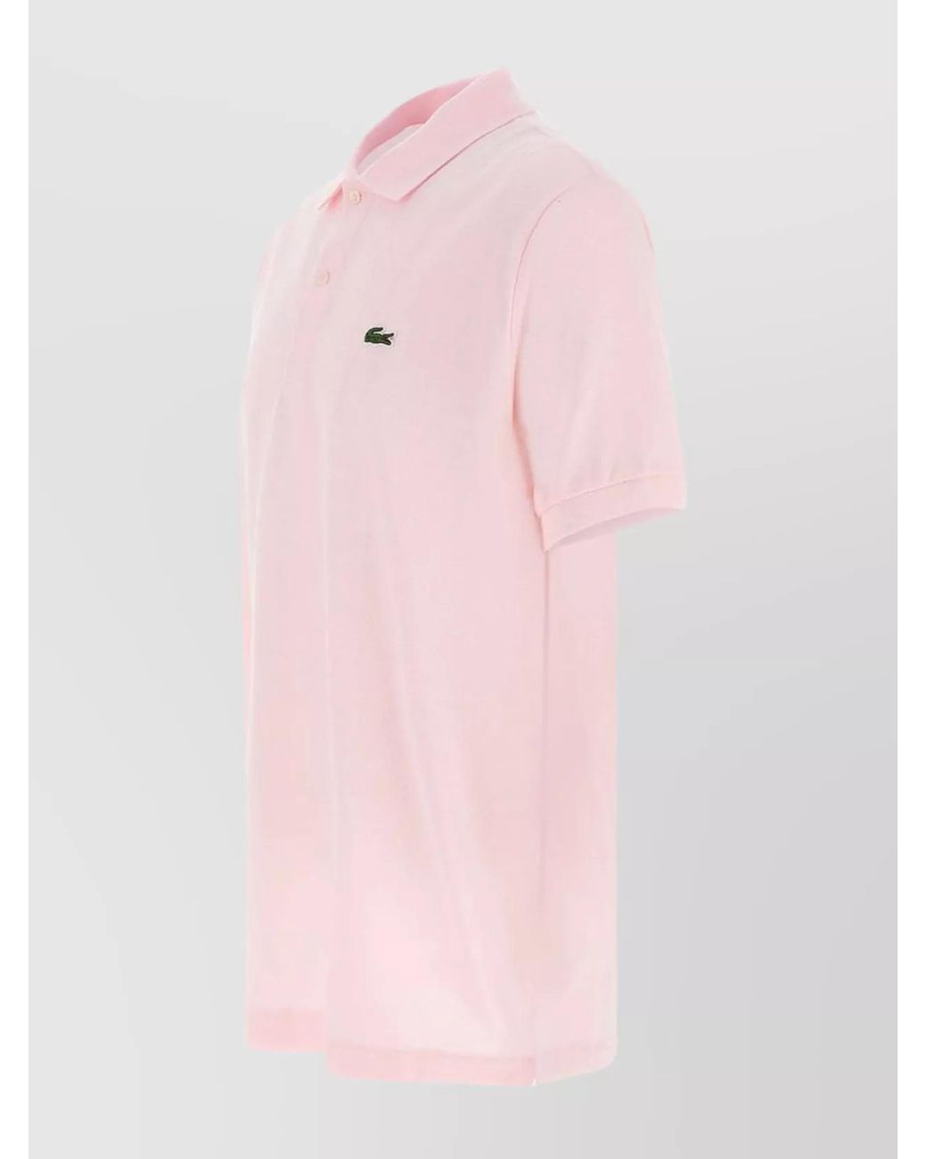 Lacoste Pink Cotton Piqué Short-Sleeve Polo Shirt for men