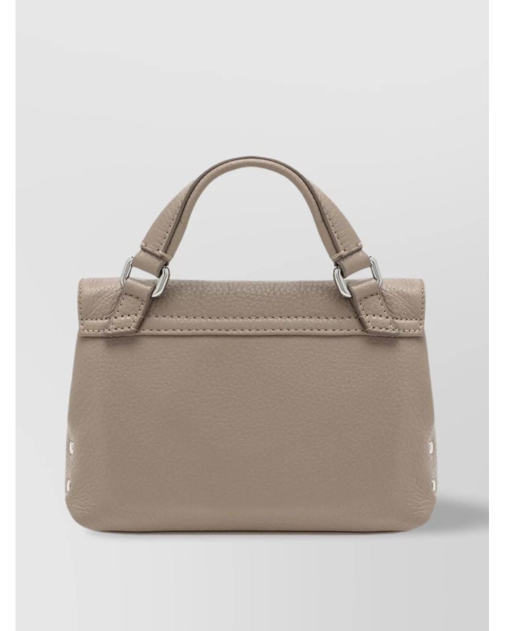 Zanellato Natural Leather Postina Baby Shoulder Bag