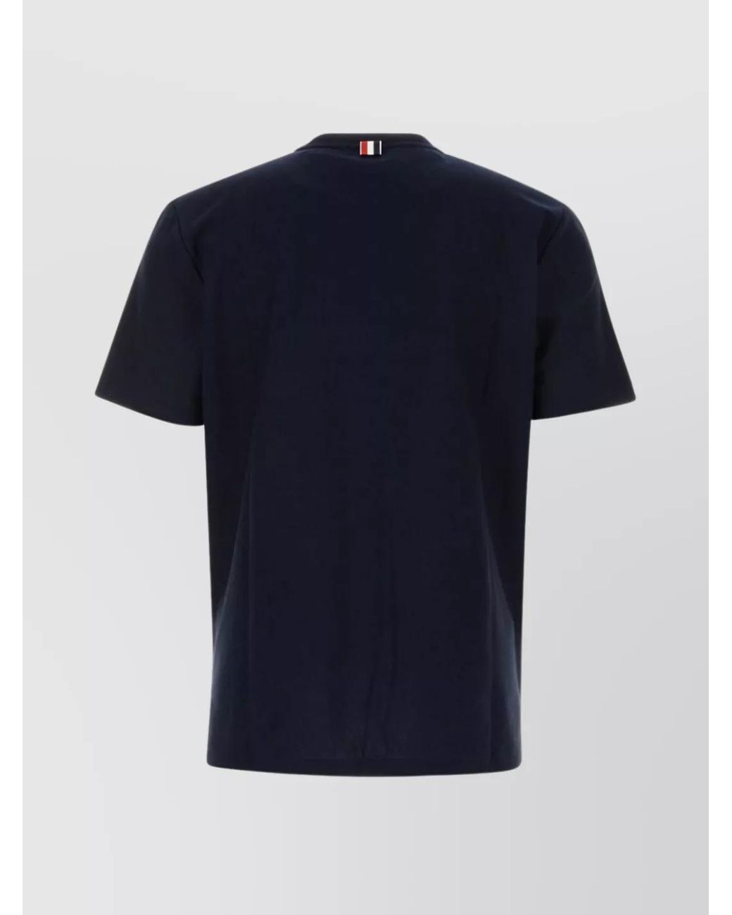 Thom Browne Blue Cotton Jersey Short-Sleeve T-Shirt for men
