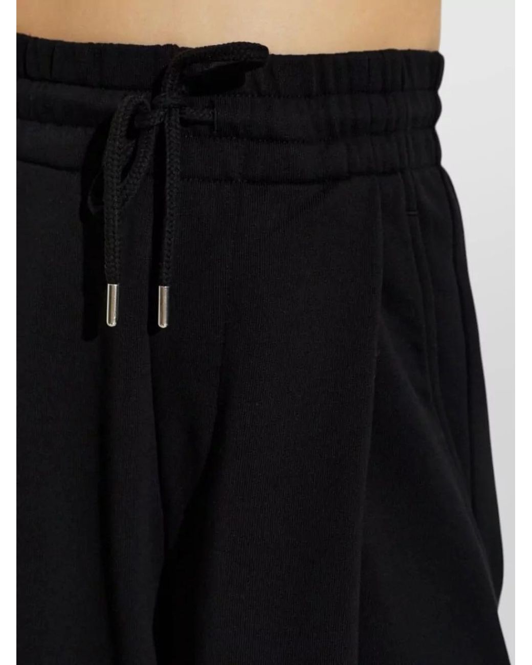 Dries Van Noten Black Cotton Straight Trousers