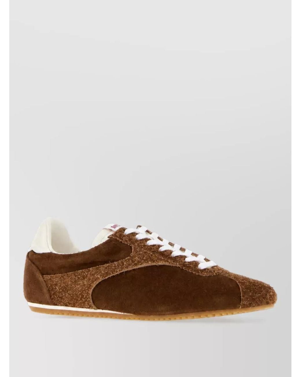 Bottega Veneta Brown Suede Lace-Up Sneakers